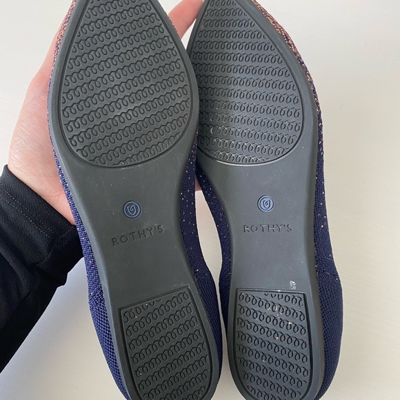 Sold! 9.5 Rothy’s Midnight Metallic Points - Picture 6 of 6